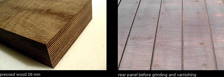 Pressed wood is an extremely hard multi-laminated material in sheet form